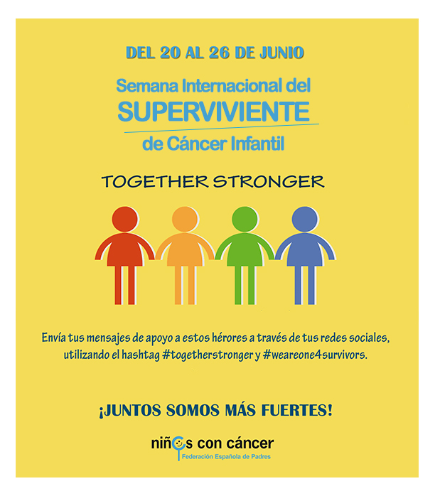 Caminantes participa en la semana Internacional del Superviviente de Cáncer infantil